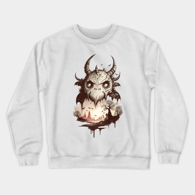 Mystical fantasy character. Crewneck Sweatshirt by AndreKENO